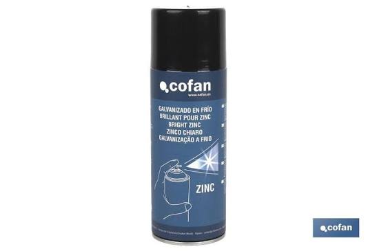 Pintura Spray Galvanico Brillo 400ml COFAN0008